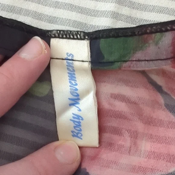 90sVINTAGE Pink Rose Ballet Wrap Skirt - Picture 3 of 7